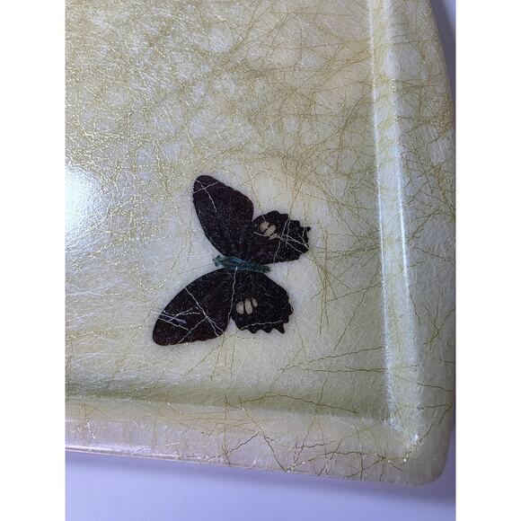 Vintage MCM Butterfly Fiberglass Serving TV Tray - Picture 2 of 7